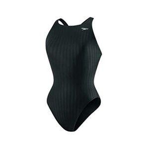 Speedo Women’s Aquablade Endurance One Piece Swimsuit, Black, 34
